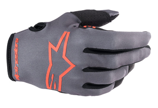 ALPINESTARS 2023 YOUTH RADAR GLOVES - MAGNET NEON RED MONZA IMPORTS sold by Cully's Yamaha