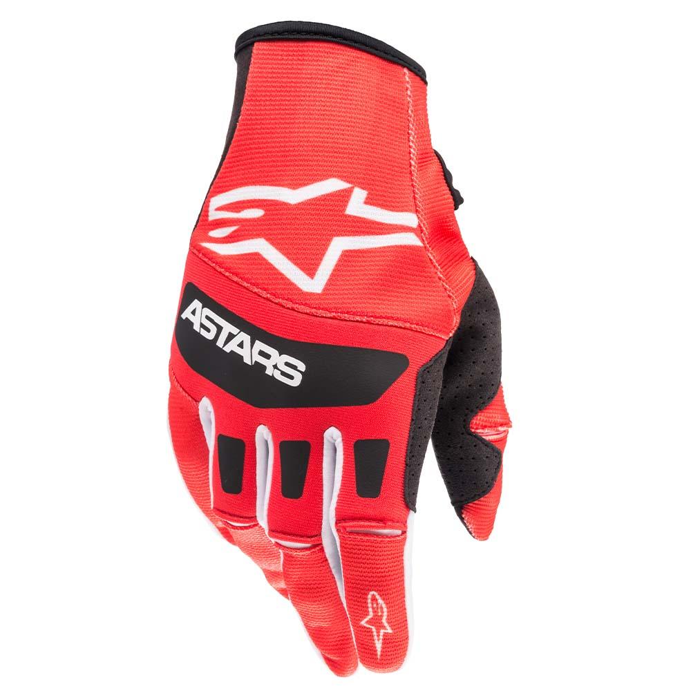 ALPINESTARS TECHSTAR GLOVES 2022 - BRIGHT RED/BLACK MONZA IMPORTS sold by Cully's Yamaha