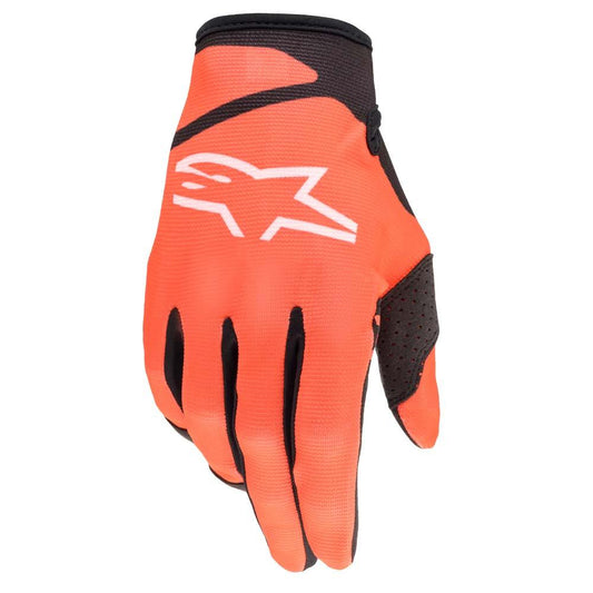 ALPINESTARS RADAR GLOVES 2022 - ORANGE/BLACK MONZA IMPORTS sold by Cully's Yamaha