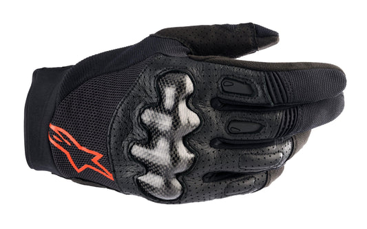 ALPINESTARS 2023 MEGAWATT GLOVES - BLACK RED FLUO MONZA IMPORTS sold by Cully's Yamaha