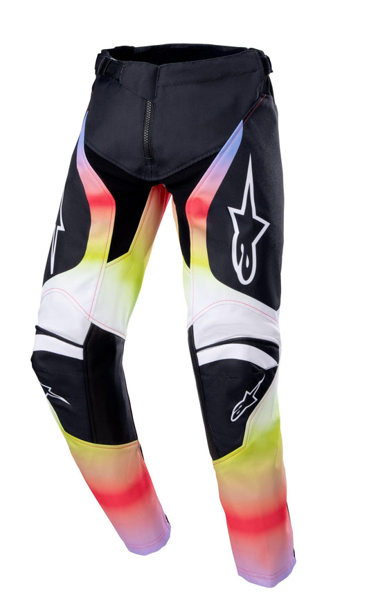 ALPINESTARS 2023 YOUTH RACER SEMI PANTS - BLACK MULTICOLOR MONZA IMPORTS sold by Cully's Yamaha