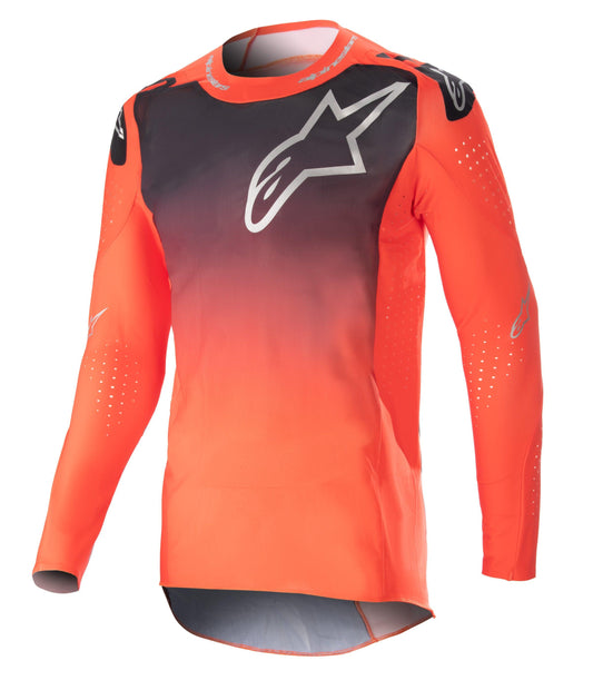 ALPINESTARS 2023 SUPERTECH RISEN JERSEY - HOT ORANGE/BLACK MONZA IMPORTS sold by Cully's Yamaha