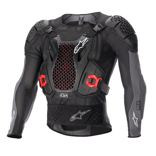 ALPINESTARS 2023 BIONIC PLUS V2 PROTECTION JACKET - BLACK ANTHRACITE RED MONZA IMPORTS sold by Cully's Yamaha