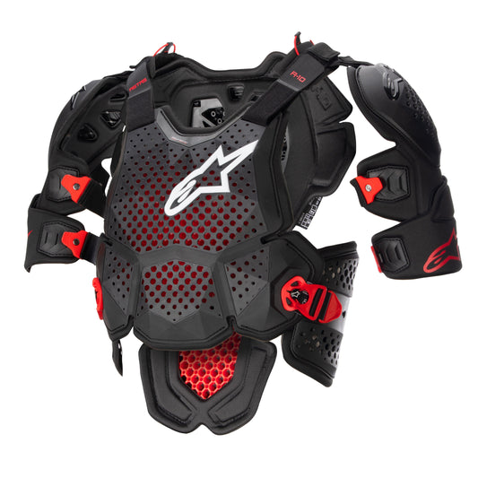 ALPINESTARS 2023 A-10 V2 FULL CHEST PROTECTOR - ANTHRACITE BLACK RED MONZA IMPORTS sold by Cully's Yamaha