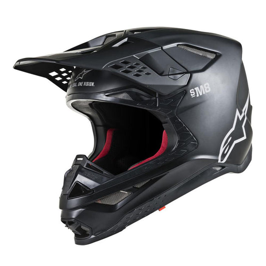 ALPINESTARS S-M8 HELMET - MATT BLACK MONZA IMPORTS sold by Cully's Yamaha