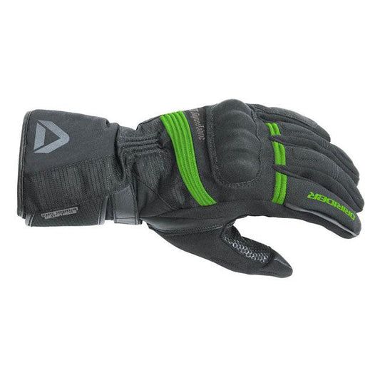 DRIRIDER ADVENTURE 2 GLOVES - BLACK/GREEN MCLEOD ACCESSORIES (P) sold by Cully's Yamaha