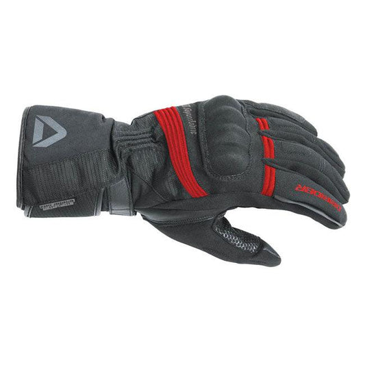 DRIRIDER ADVENTURE 2 GLOVES - BLACK/RED MCLEOD ACCESSORIES (P) sold by Cully's Yamaha