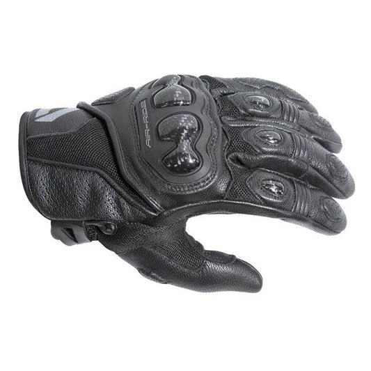 DRIRIDER AIR-RIDE 2 SHORT CUFF GLOVES - BLACK MCLEOD ACCESSORIES (P) sold by Cully's Yamaha