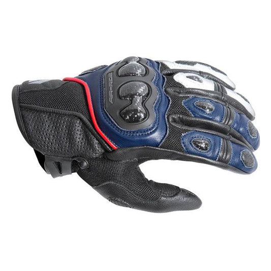 DRIRIDER AIR-RIDE 2 SHORT CUFF GLOVES - NAVY/WHITE MCLEOD ACCESSORIES (P) sold by Cully's Yamaha