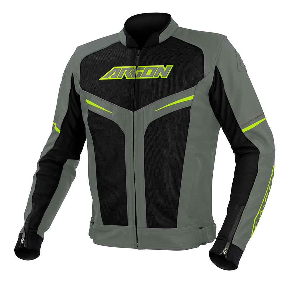 ARGON FUSION JACKET - GREY/LIME MCLEOD ACCESSORIES (P) sold by Cully's Yamaha