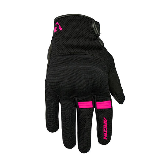 ARGON SWIFT LADIES GLOVES - BLACK/PINK MCLEOD ACCESSORIES (P) sold by Cully's Yamaha