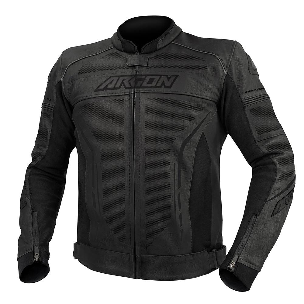 ARGON SCORCHER PERFORATED JACKET - STEALTH MCLEOD ACCESSORIES (P) sold by Cully's Yamaha