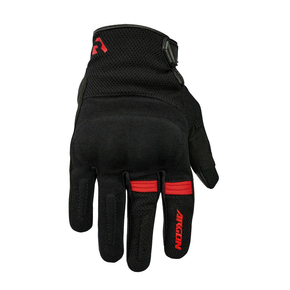 ARGON SWIFT LADIES GLOVES - BLACK/RED MCLEOD ACCESSORIES (P) sold by Cully's Yamaha