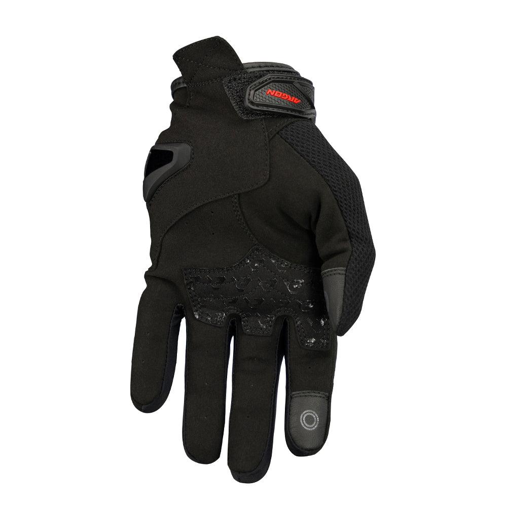 ARGON SWIFT LADIES GLOVES - BLACK/RED MCLEOD ACCESSORIES (P) sold by Cully's Yamaha
