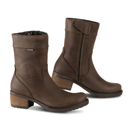 FALCO WOMENS AYDA 2 BOOTS - BROWN MOTO NATIONAL ACCESSORIES PTY sold by Cully's Yamaha