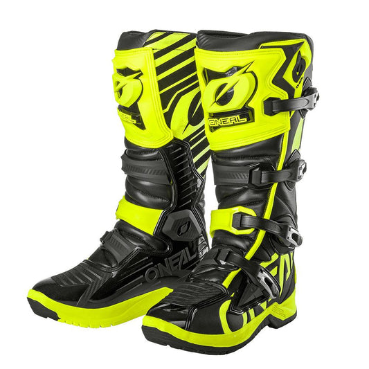 ONEAL RMX BOOTS - BLACK/NEON YELLOW CASSONS PTY LTD sold by Cully's Yamaha