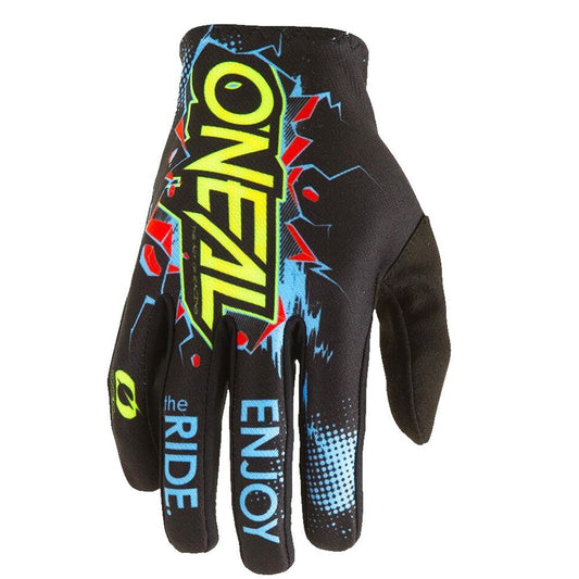 ONEAL MATRIX VILLAIN YOUTH GLOVES - BLACK CASSONS PTY LTD sold by Cully's Yamaha