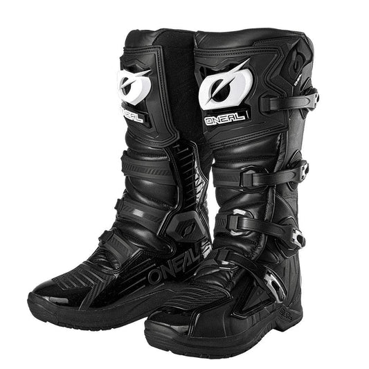 ONEAL RMX BOOTS - BLACK/WHITE CASSONS PTY LTD sold by Cully's Yamaha