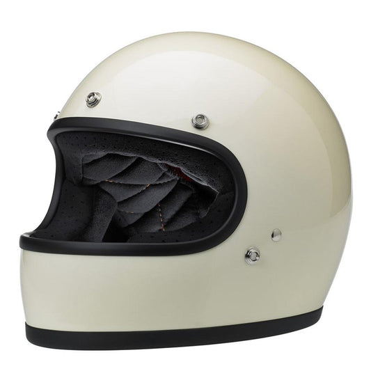 BILTWELL GRINGO HELMET - GLOSS VINTAGE WHITE MONZA IMPORTS sold by Cully's Yamaha