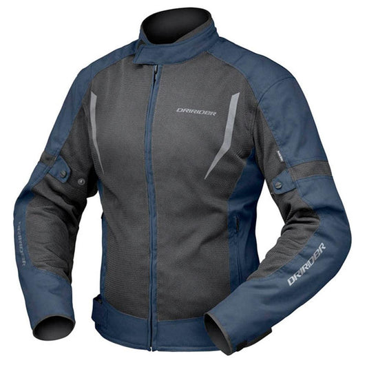DRIRIDER BREEZE LADIES JACKET - NAVY MCLEOD ACCESSORIES (P) sold by Cully's Yamaha