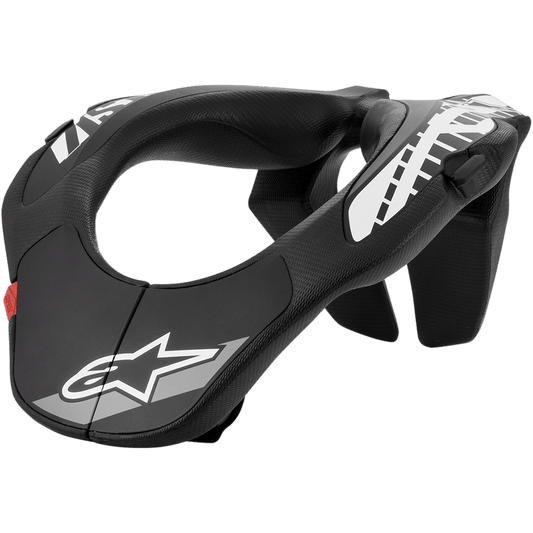 ALPINESTARS 2023 YOUTH NECK SUPPORT - BLACK/WHITE MONZA IMPORTS sold by Cully's Yamaha