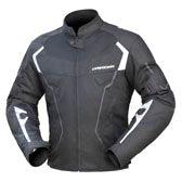 DRIRIDER CLIMATE PRO V JACKET - BLACK/WHITE MCLEOD ACCESSORIES (P) sold by Cully's Yamaha