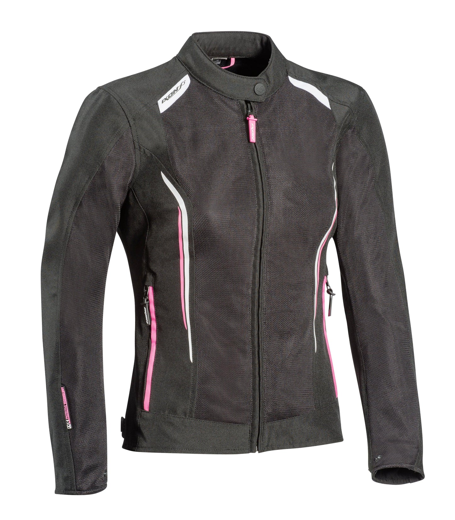 IXON COOL AIR LADY JACKET - BLACK/WHITE/PINK CASSONS PTY LTD sold by Cully's Yamaha