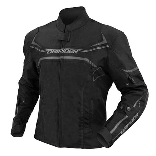 DRIRIDER ORIGIN JACKET - BLACK/BLACK MCLEOD ACCESSORIES (P) sold by Cully's Yamaha