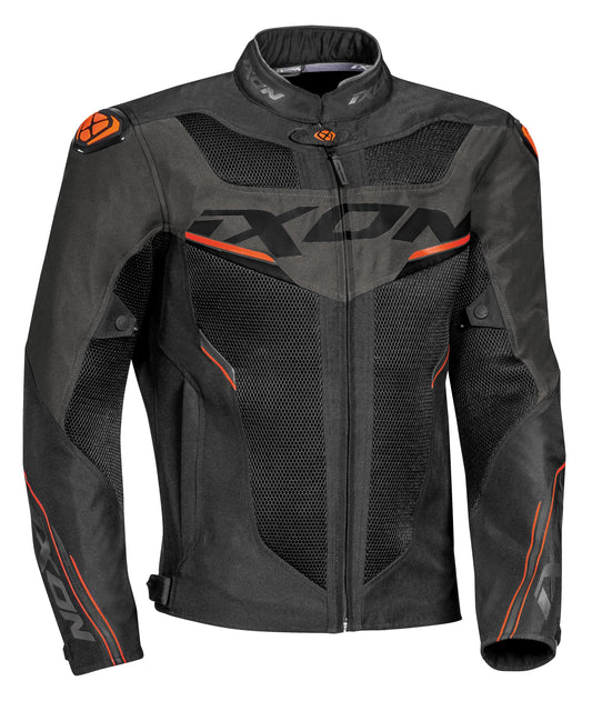 IXON DRACO JACKET - BLACK/ANTHRACITE/ORANGE CASSONS PTY LTD sold by Cully's Yamaha