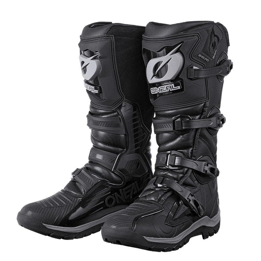 ONEAL RMX ENDURO BOOTS - BLACK/GREY CASSONS PTY LTD sold by Cully's Yamaha