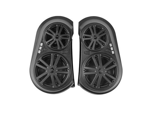 FOOTWELL SPEAKERS 2017>EX, 2022 JETBLASTER - BLACK