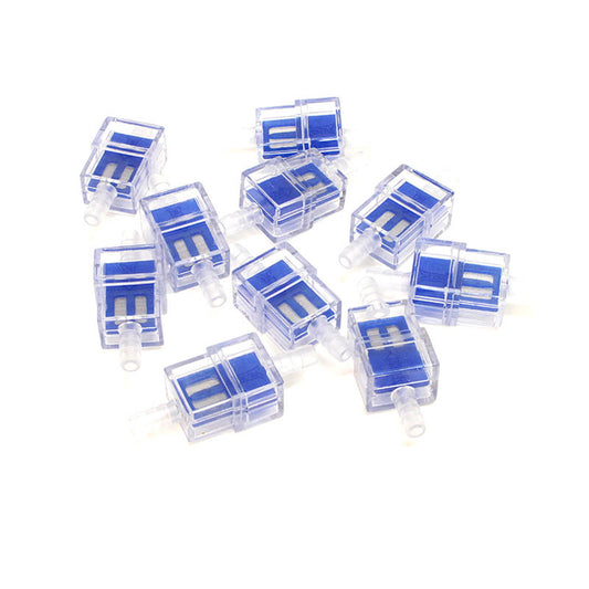 WHITES FUEL FILTER RECTANGULAR 7mm (PKT = 10) (6mmHose)