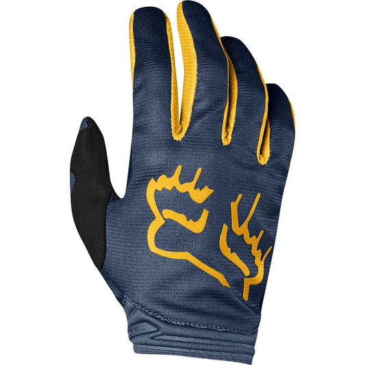 FOX WOMENS DIRTPAW MATA GLOVES - NAVY/YELLOW FOX RACING AUSTRALIA sold by Cully's Yamaha