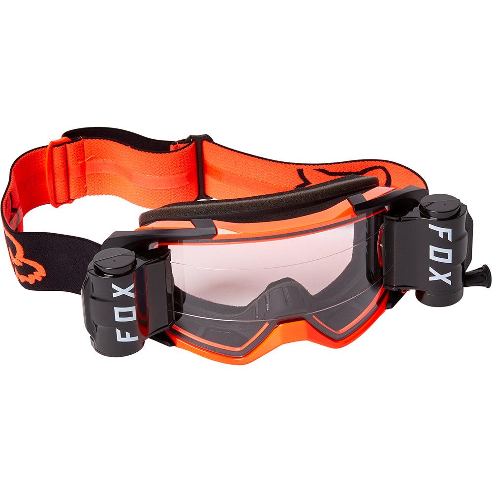 FOX VUE STRAY ROLL OFF GOGGLE - BLACK/ORANGE FOX RACING AUSTRALIA sold by Cully's Yamaha 