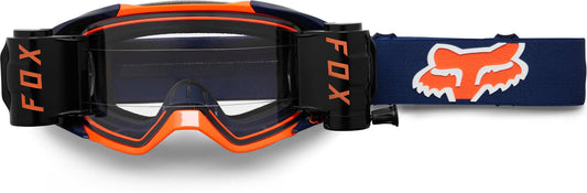 FOX 2023 VUE STRAY - ROLL OFF GOGGLE (NAVY/ORANGE) FOX RACING AUSTRALIA sold by Cully's Yamaha