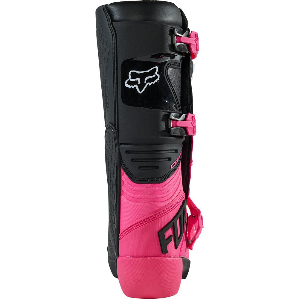 FOX 2023 COMP YOUTH BOOTS - BLACK/PINK FOX RACING AUSTRALIA sold by Cully's Yamaha