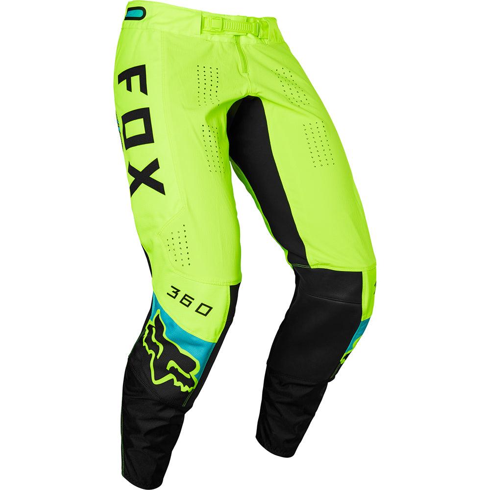 FOX 360 DIER PANTS 2022 - FLUO YELLOW FOX RACING AUSTRALIA sold by Cully's Yamaha