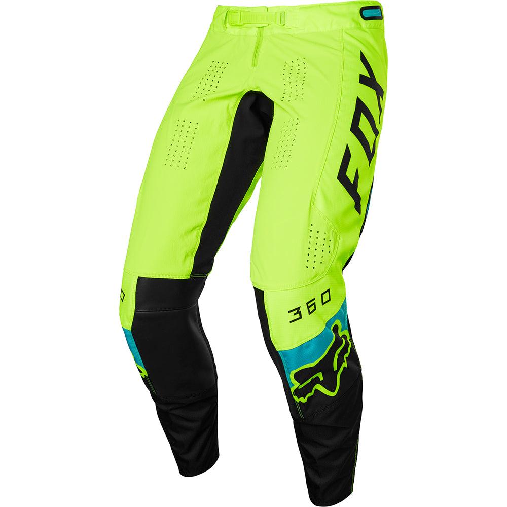 FOX 360 DIER PANTS 2022 - FLUO YELLOW FOX RACING AUSTRALIA sold by Cully's Yamaha