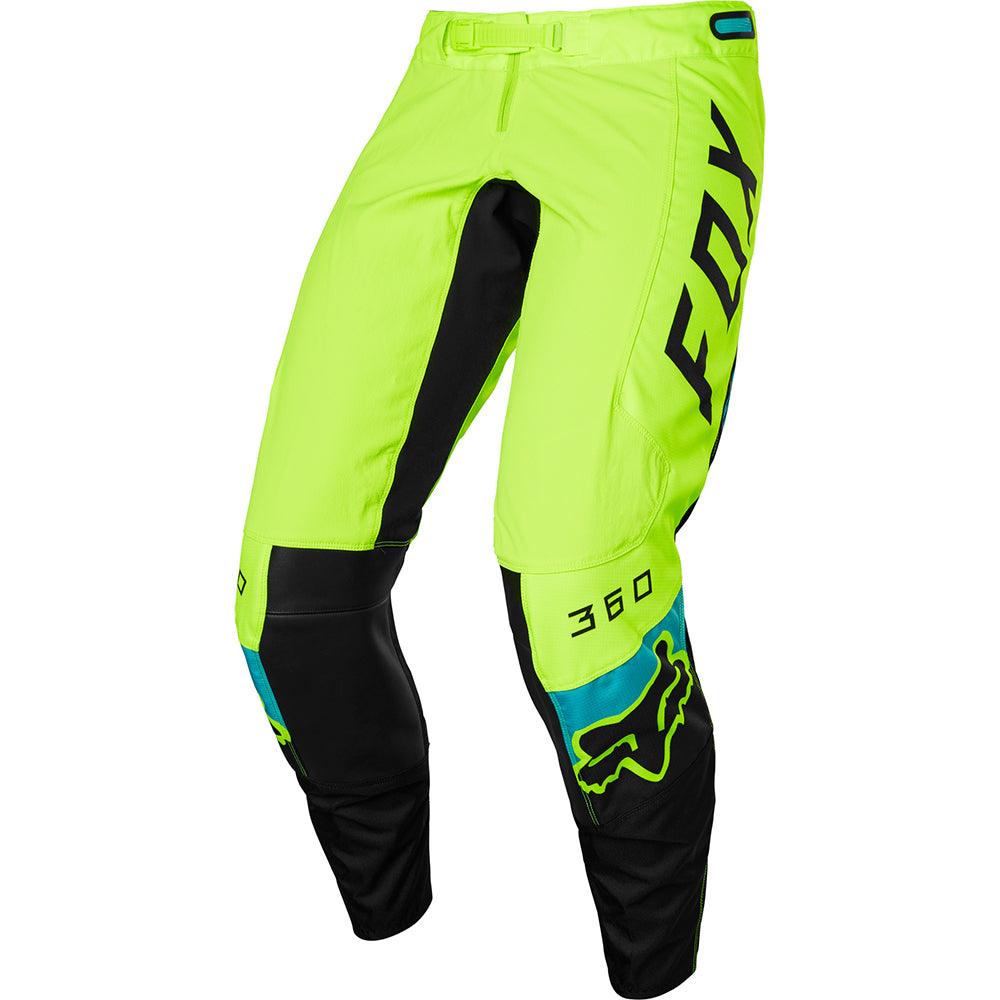 FOX 360 DIER YOUTH PANTS 2022 - FLUO YELLOW FOX RACING AUSTRALIA sold by Cully's Yamaha