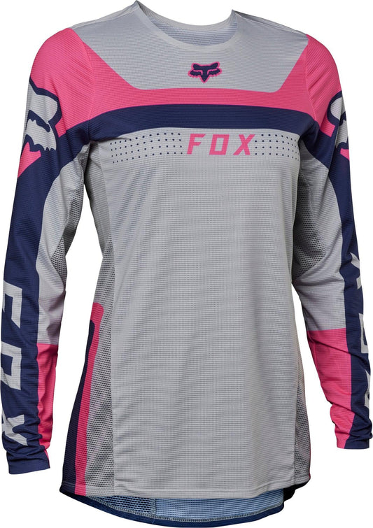 FOX 2023 WOMENS FLEXAIR EFEKT JERSEY - PURPLE/PINK FOX RACING AUSTRALIA sold by Cully's Yamaha