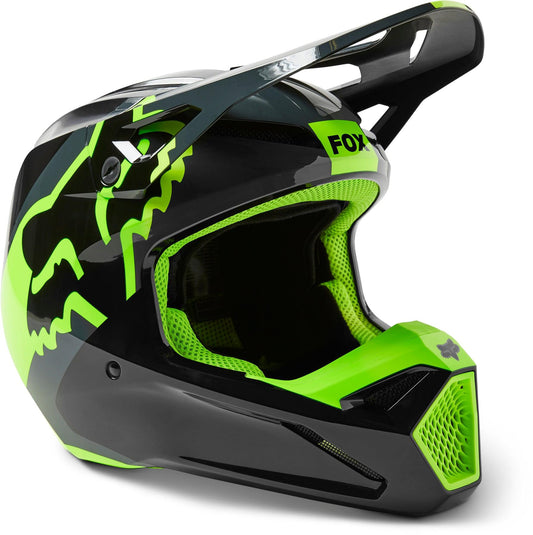 FOX 2023 YOUTH V1 XPOZR HELMET - BLACK/GREY FOX RACING AUSTRALIA sold by Cully's Yamaha