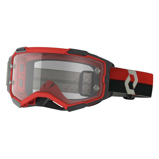 SCOTT 2021 FURY GOGGLE - RED/BLACK (CLEAR) FICEDA ACCESSORIES sold by Cully's Yamaha