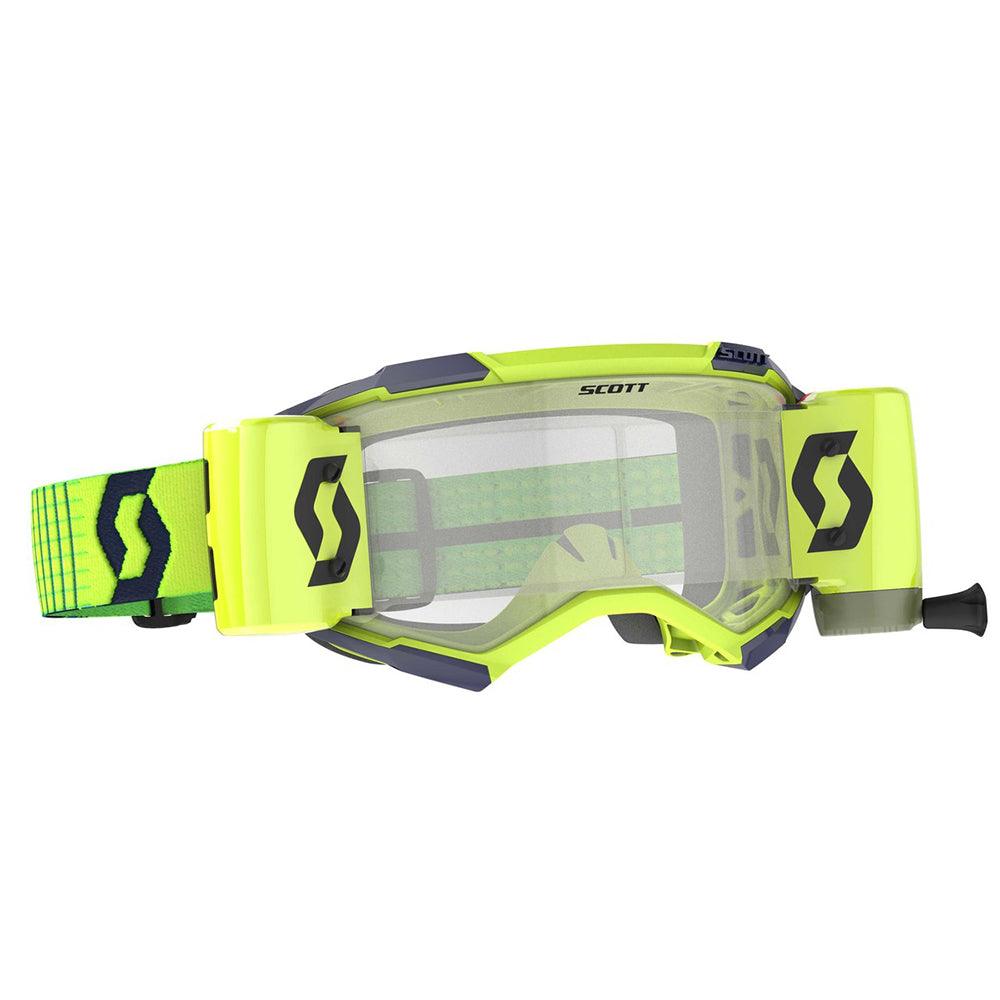SCOTT 2021 FURY WFS GOGGLE - BLUE/YELLOW (CLEAR) FICEDA ACCESSORIES sold by Cully's Yamaha
