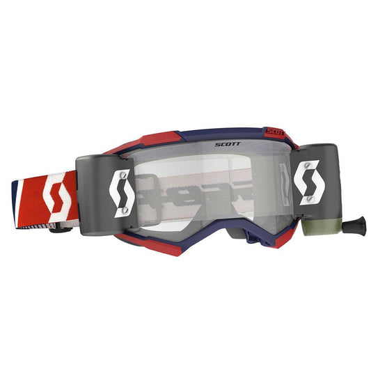 SCOTT 2021 FURY WFS GOGGLE - RED/BLUE (CLEAR) FICEDA ACCESSORIES sold by Cully's Yamaha