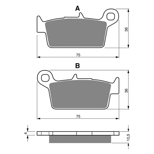 GOLDfren Brake Pads - S3 Sintered Sports