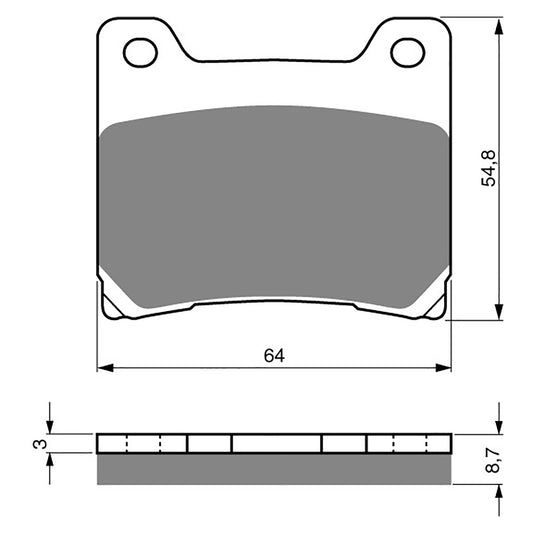 GOLDfren Brake Pads Sintered Sports GF015 - S3 (PH28)