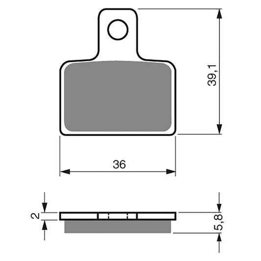 GOLDfren Brake Pads - K5 Off-Road Racing