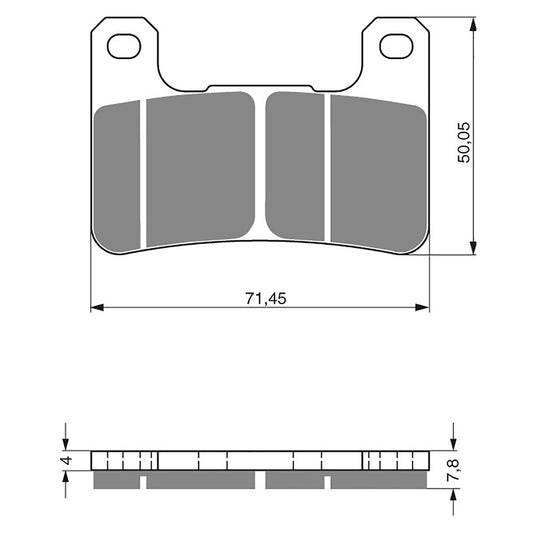 GOLDfren Brake Pads - S3 Sintered Sports (PBPH334)