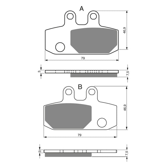 GOLDfren Brake Pads - S3 Sintered Sports