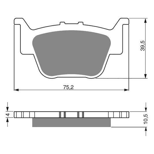 GOLDfren Brake Pads - K5 Off-Road Racing (PBPR330)